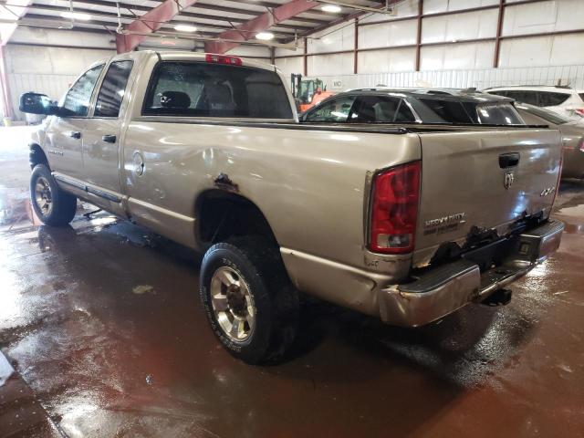 3D7KS28C95G729491 - 2005 DODGE RAM 2500 S Ոսկեգույն լուսանկար 3