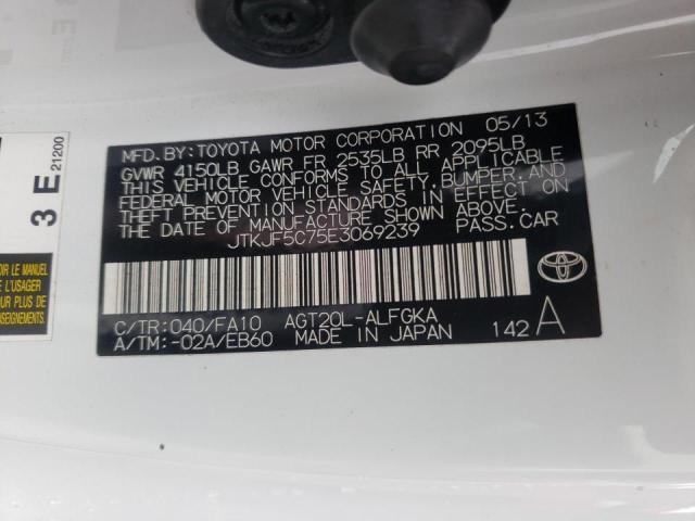 JTKJF5C75E3069239 - 2014 TOYOTA SCION TC 蓝色 照片 10
