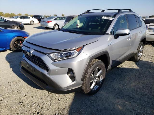 JTMB6RFV2MD043767 - 2021 TOYOTA RAV4 XLE P SILVER photo 2