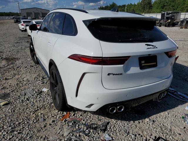 SADCZ2EE3NA697706 - 2022 JAGUAR F-PACE SVR WHITE photo 3