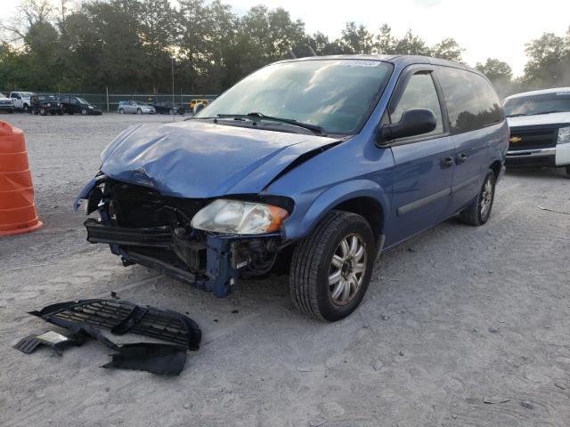 1D4GP24R47B164593 - 2007 DODGE GRAND CARA BLUE photo 2