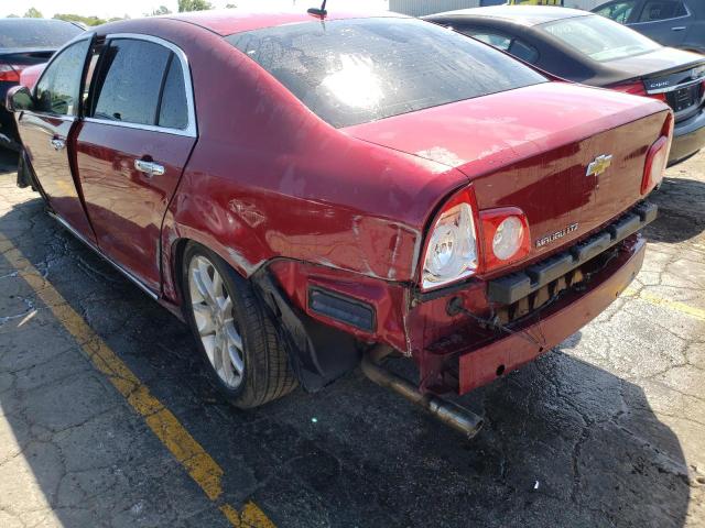 1G1ZE5E1XBF164596 - 2011 CHEVROLET MALIBU LTZ წითელი ფოტო 3