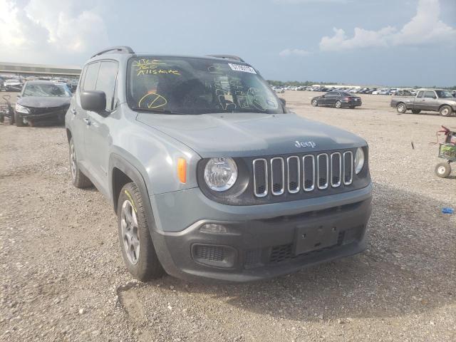 ZACCJAAB2HPE42428 - 2017 JEEP RENEGADE S GRAY photo 1