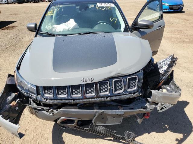 3C4NJDDB0MT561958 - 2021 JEEP COMPASS TR GRAY photo 7