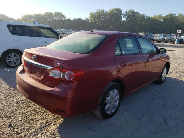 2T1BU4EE4BC617791 - 2011 TOYOTA COROLLA ba RED photo 4