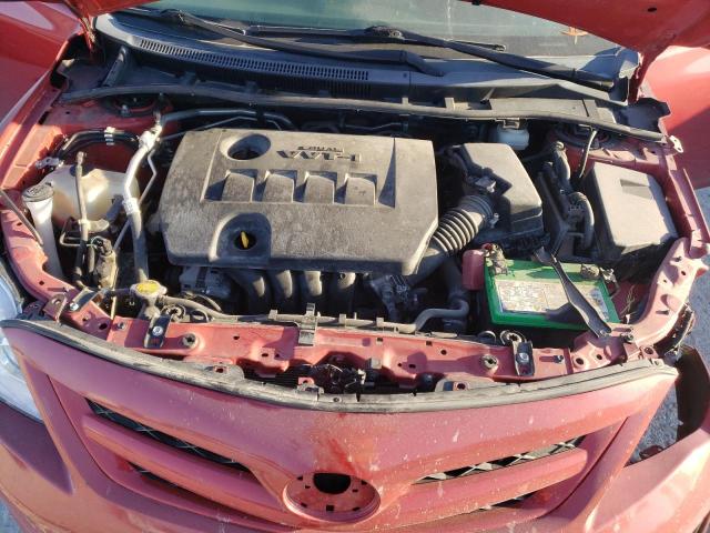 2T1BU4EE4BC617791 - 2011 TOYOTA COROLLA ba RED photo 7