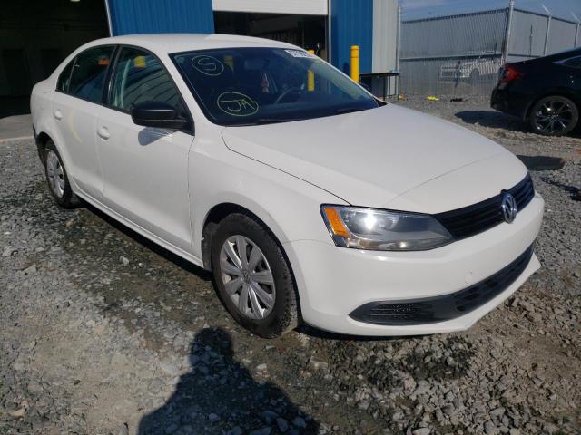 3VW2K7AJ0CM377977 - 2012 VOLKSWAGEN JETTA BASE WHITE photo 1