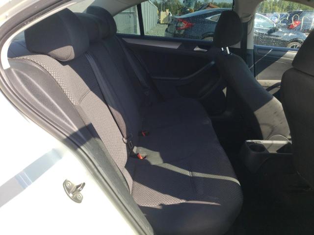 3VW2K7AJ0CM377977 - 2012 VOLKSWAGEN JETTA BASE WHITE photo 6