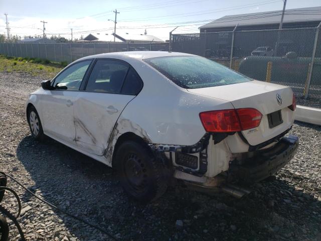 3VW2K7AJ0CM377977 - 2012 VOLKSWAGEN JETTA BASE WHITE photo 9