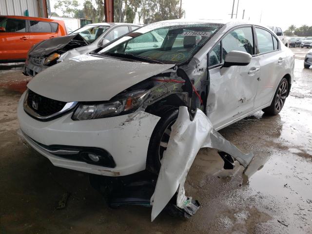 19XFB2F95FE011243 - 2015 HONDA CIVIC EXL Ağ foto 2