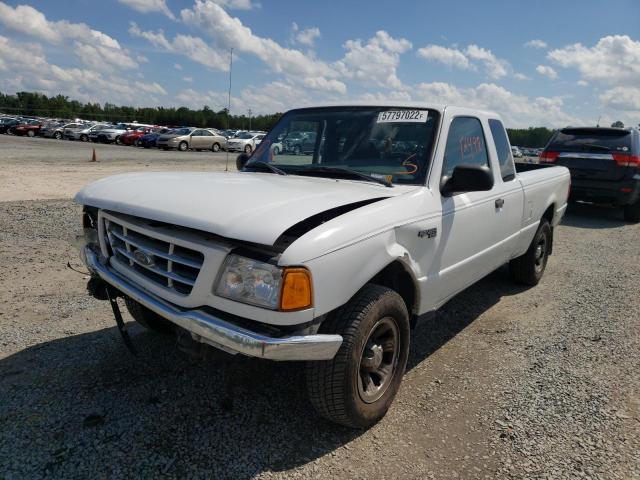 1FTYR44E43TA25234 - 2003 FORD RANGER SUP WHITE photo 2