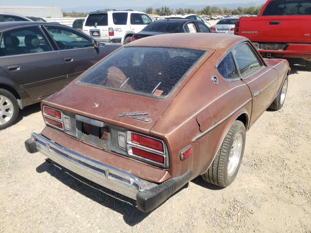 HLS30422138 - 1978 DATSUN 280Z BROWN photo 4