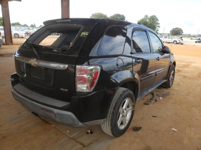 2CNDL73F056050487 - 2005 CHEVROLET EQUINOX BLACK photo 4