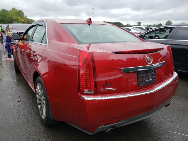 1G6DL5EG5A0114060 - 2010 CADILLAC CTS PERFOR RED photo 3