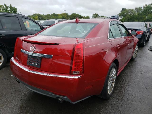 1G6DL5EG5A0114060 - 2010 CADILLAC CTS PERFOR RED photo 4