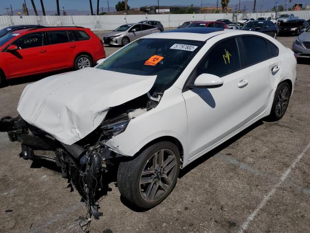 3KPF34AD0KE077102 - 2019 KIA FORTE GT L WHITE photo 2