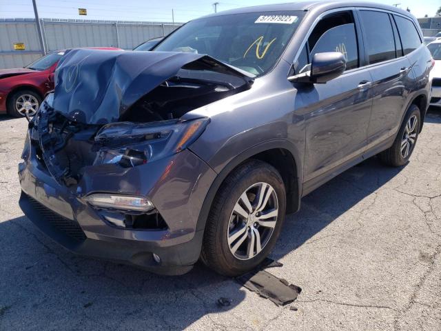 5FNYF5H53GB033181 - 2016 HONDA PILOT EXL GRAY photo 2