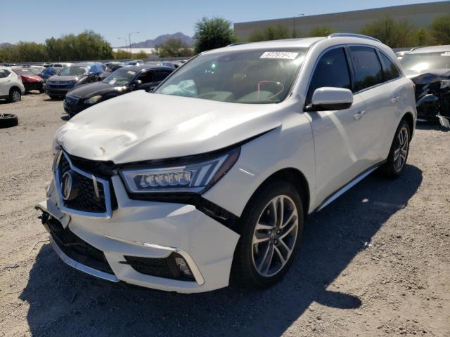 5J8YD4H8XJL009539 - 2018 ACURA MDX ADVANC WHITE photo 2