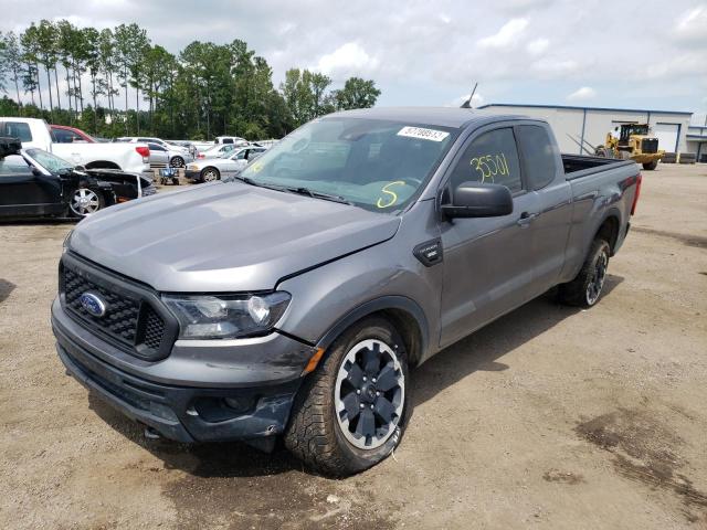 1FTER1FH8MLD14353 - 2021 FORD RANGER XL GRAY photo 9