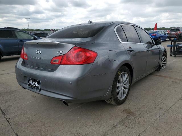 JN1CV6APXDM710215 - 2013 INFINITI G37 BASE GRAY photo 4