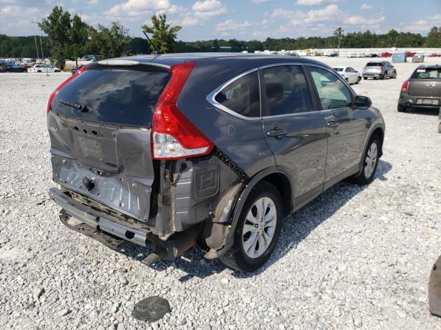 3CZRM3H58DG704522 - 2013 HONDA CR-V EX GRAY photo 4