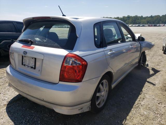 KNAFE161465342254 - 2006 KIA SPECTRA5 SILVER photo 4