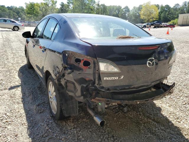 JM1BL1V82C1675979 - 2012 MAZDA 3 I BLACK photo 3