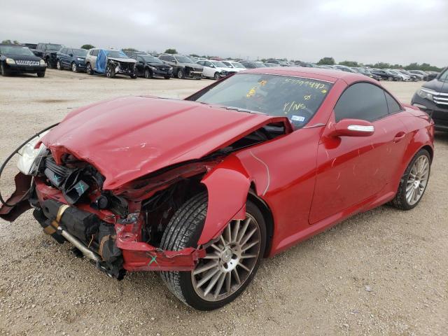 WDBWK73F08F173201 - 2008 MERCEDES-BENZ SLK 55 AMG RED photo 2