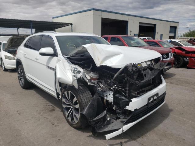 1V2CE2CA9MC215409 - 2021 VOLKSWAGEN ATLAS CROS Белый фото 1