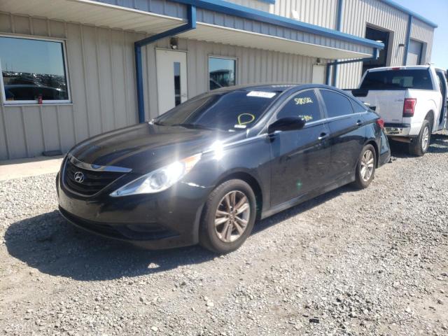 5NPEB4AC4EH904699 - 2014 HYUNDAI SONATA GLS BLACK photo 2