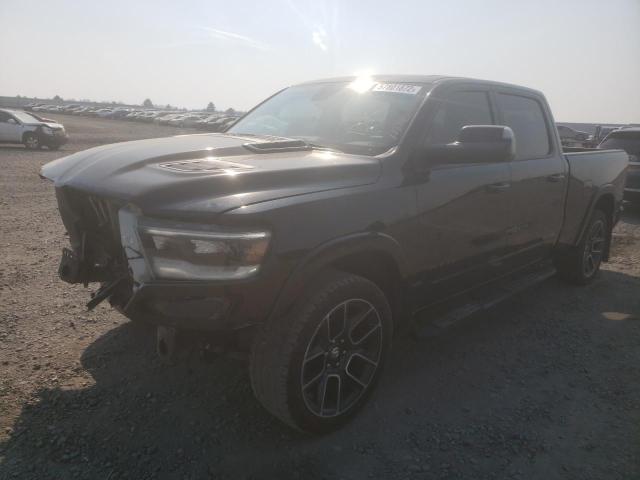 1C6SRFRTXKN702371 - 2019 RAM 1500 LARAM BLACK photo 2