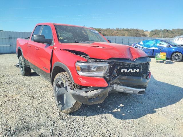 1C6RRFEG0KN820226 - 2019 RAM 1500 REBEL წითელი ფოტო 1