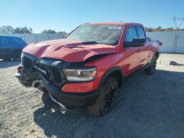 1C6RRFEG0KN820226 - 2019 RAM 1500 REBEL წითელი ფოტო 2