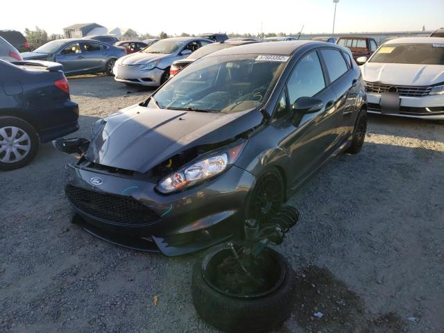 3FADP4GX2KM164119 - 2019 FORD FIESTA ST BLACK photo 2