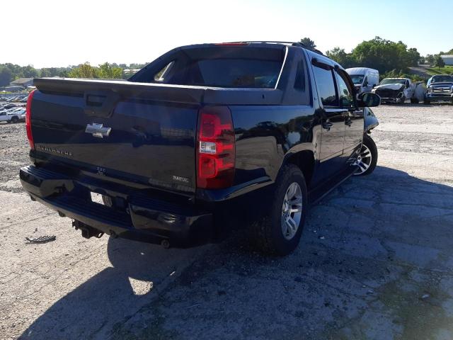 3GNFK12059G171009 - 2009 CHEVROLET AVALANCHE BLACK photo 4