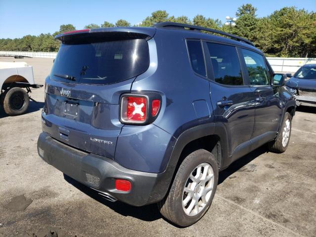 ZACNJDD17MPM24107 - 2021 JEEP RENEGADE L BLUE photo 4