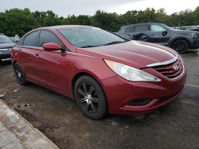 5NPEB4AC9BH189785 - 2011 HYUNDAI SONATA GLS RED photo 1