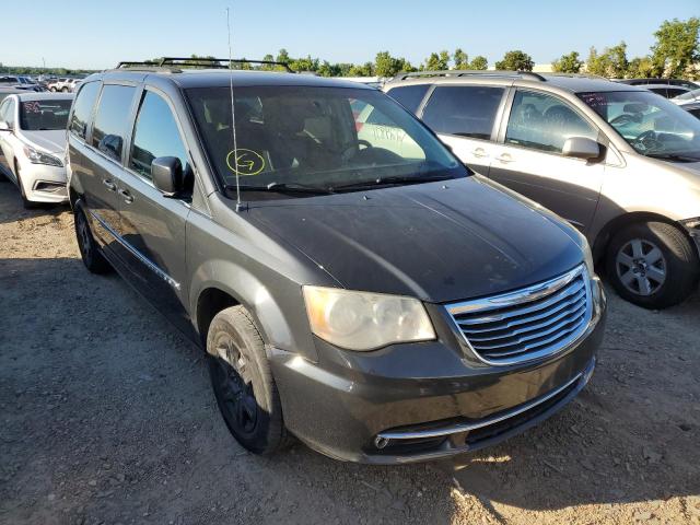 2C4RC1BGXCR258874 - 2012 CHRYSLER TOWN & COU BLACK photo 1