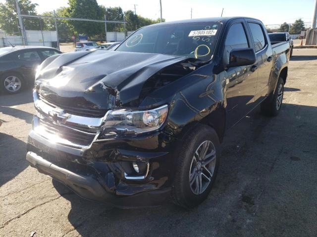 1GCGTCEN3L1221358 - 2020 CHEVROLET COLORADO L BLACK photo 2
