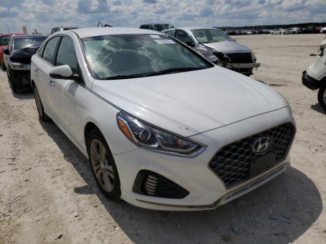 5NPE34AF7KH752730 - 2019 HYUNDAI SONATA LIM WHITE photo 1