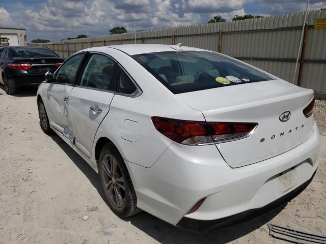 5NPE34AF7KH752730 - 2019 HYUNDAI SONATA LIM WHITE photo 3