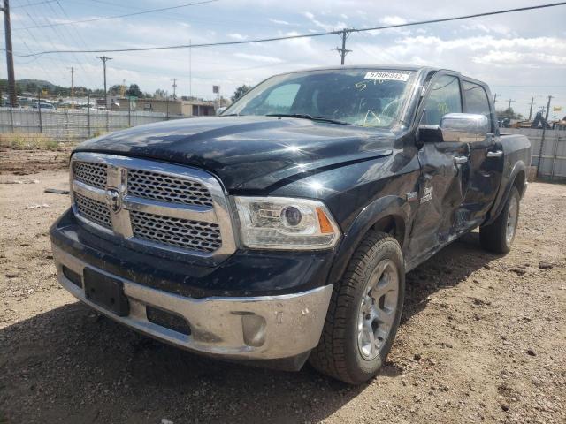 1C6RR7NT6HS518386 - 2017 RAM 1500 LARAM BLACK photo 2