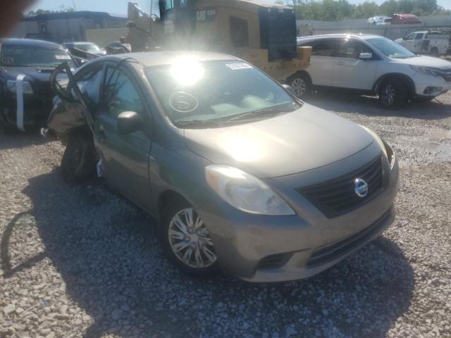 3N1CN7AP9EL839130 - 2014 NISSAN VERSA S GRAY photo 1