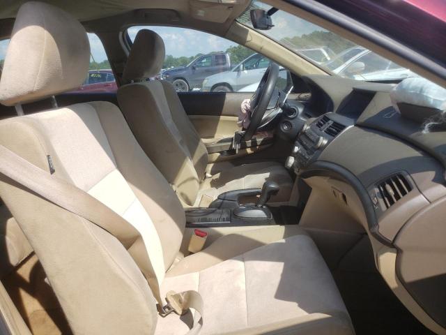 1HGCP26329A065480 - 2009 HONDA ACCORD LX MAROON photo 5