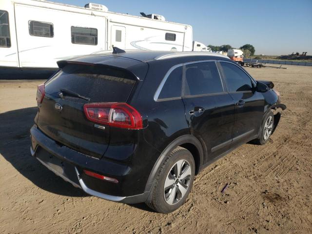 KNDCB3LC0H5063712 - 2017 KIA NIRO FE BLACK photo 4