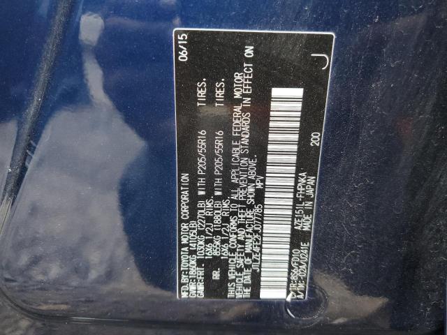 JTLZE4FE2FJ077785 - 2015 TOYOTA SCION XB 蓝色 照片 10