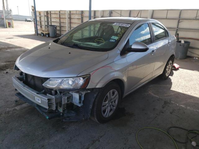 1G1JB5SH1H4133619 - 2017 CHEVROLET SONIC LS SILVER photo 2