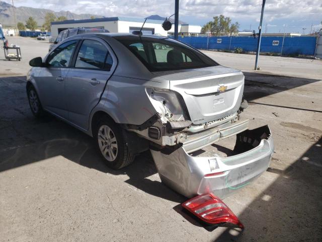 1G1JB5SH1H4133619 - 2017 CHEVROLET SONIC LS SILVER photo 3