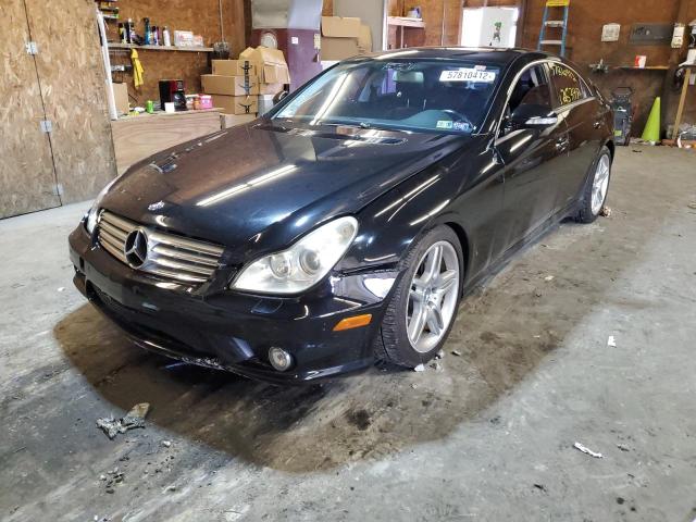 WDDDJ72X07A101292 - 2007 MERCEDES-BENZ CLS 550 BLACK photo 2