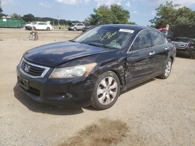 1HGCP36818A051067 - 2008 HONDA ACCORD EXL BLACK photo 9